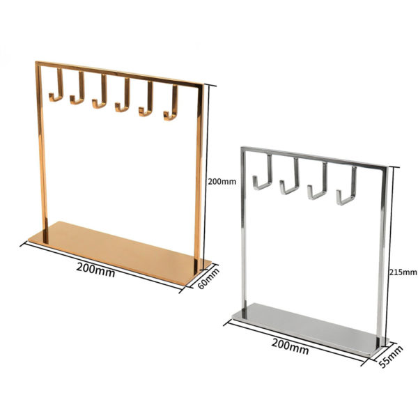 Stainless Steel Jewelry Display Key-Hanging Stand - Image 2